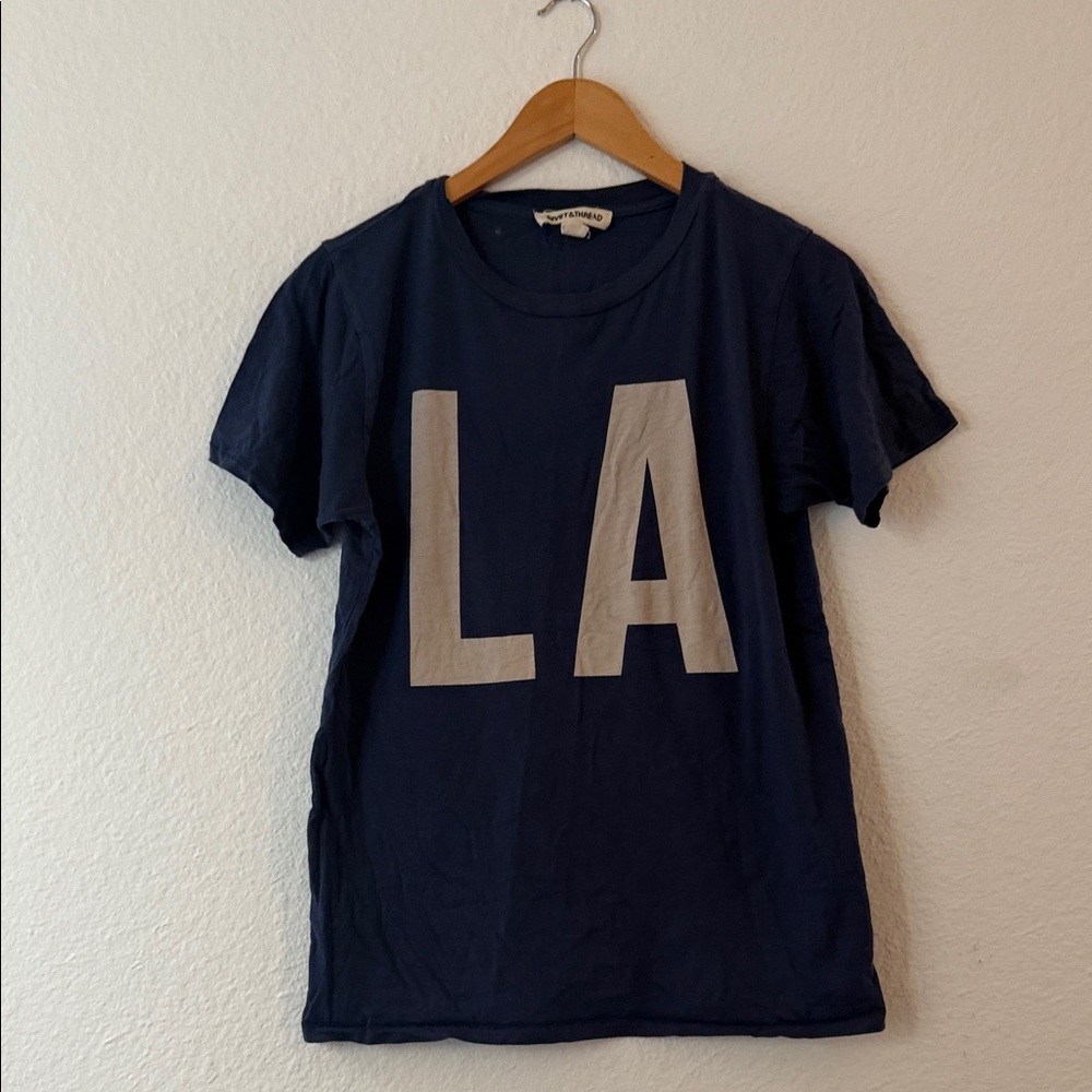 Navy Blue LA Graphic T-Shirt